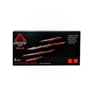 6MIL Grizzly Grip Nitrile Gloves Small