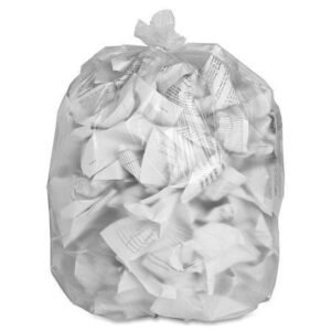 42x48 Clear garbage bags