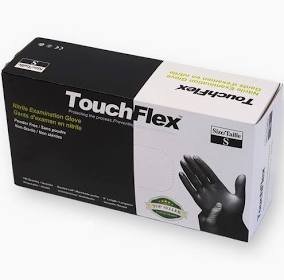 5.5 MIL Black Nitrile Gloves Small